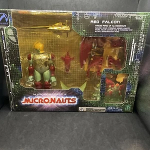 NUOVO SIGILLATO!! MICRONAUTI RARA PALISADES RETRO SERIE 2 CLASSICA FIGURA FALCO ROSSO - Foto 1 di 8