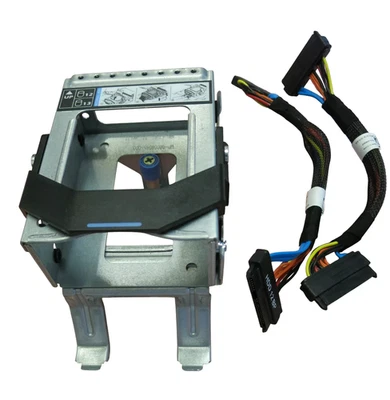 Dell PowerEdge R510 disco rígido interno 2x 2,5" HDD Bay Cage PE R510 com cabos - Imagem 1 de 2