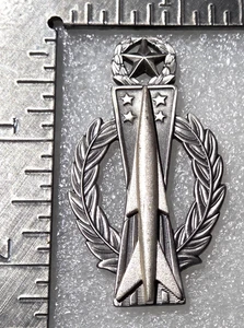 USAF Patch & Abzeichen (um 1980er) Master Missile Operator Badge Punze L.I.G.I. - Bild 1 von 4