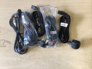 2 x 3 Metre Power Cord UK Plug to IEC Cable PC Mains Kettle Lead x 2 Great Price - Afbeelding 1 van 6