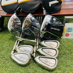 Women Callaway Fullset ROGUE 1w NEW 3w 6hy Iron 789PS 9pics Golf Club Ladies - Picture 1 of 24