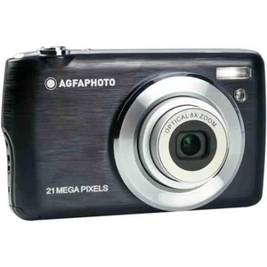 Cámara compacta AgfaPhoto Realishot DC8200 en negro con tarjeta SD de 16 GB y estuche - Imagen 1 de 5