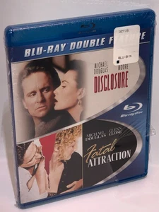 BRAND NEW SEALED Disclosure / Fatal Attraction Blu Ray Michael Douglas Movie - Picture 1 of 3
