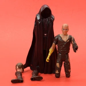 Star Wars 3.75" Revenge of the Sith #50 Battle Damage Anakin Vader As Shown UQ14 - Picture 1 of 2