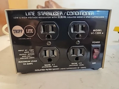 Tripp Lite Line Stabilizer/Conditioner LC-1200 4-Outlet Voltage Regulator  - Image 1 of 4