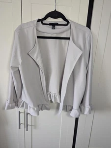 Chic Ruffled Cardi-Jacket by New Look - Size 16 - Picture 1 of 7