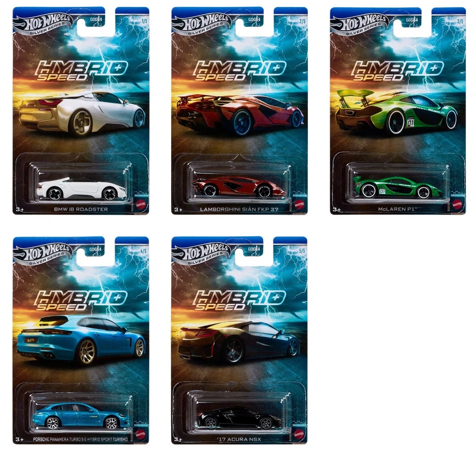 Hot Wheels Silver Series Hybrid Speed 1:64 auto pressofusa - JDY87 - da colle... - Immagine 1 di 1