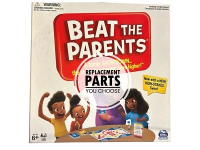 Beat the Parents Family Trivia Game Kids vs Parents REPLACEMENT PARTS YOU CHOOSE - Image 1 of 2