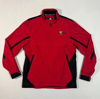 Chaqueta de golf Presidents Cup Sunice para hombre pequeña roja chaqueta de lluvia cremallera completa Foto 1 de 4