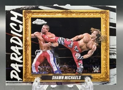 2025 Shawn Michaels Topps Chrome WWE Paradigm Insert - Image 1 of 2
