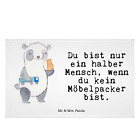 Gste Handtuch Mbelpacker mit Herz - Geschenk Sport Handtuch Firma Umzugshelfer