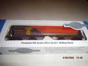 BACHMANN HO PREMIUM SILVER SASKATCHEWAN CYLINDRICAL GRAIN HOPPER ITEM #19140 NEW - Picture 1 of 4