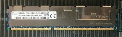 HYNIX 32GB 4RX4 PC3L-8500R 1.35V Low Voltage Quad Rank MEMORY HMT84GR7MMR4A-G7 - Image 1 of 2