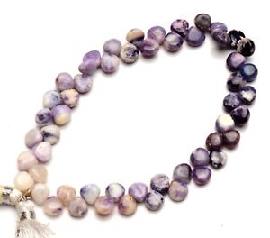 Tiffany Opal Gem 6.5mm Size Heart Shape Beads 8" Strand