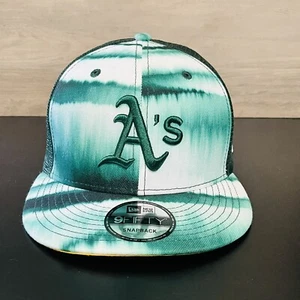 New Era Oakland A’s Athletics SnapBack MLB Baseball Trucker Cap Tye-dye Mütze - Bild 1 von 8