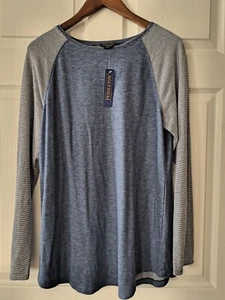 Top Pendleton donna nuovo taglia L bianco 100% cotone manica lunga girocollo nuovo con etichetta - Foto 1 di 4