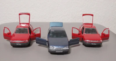 3 x Gama Modellautos: 2 x Opel Vectra, 1 x Opel Omega Konvolut ohne OVP Germany - Bild 1 von 4