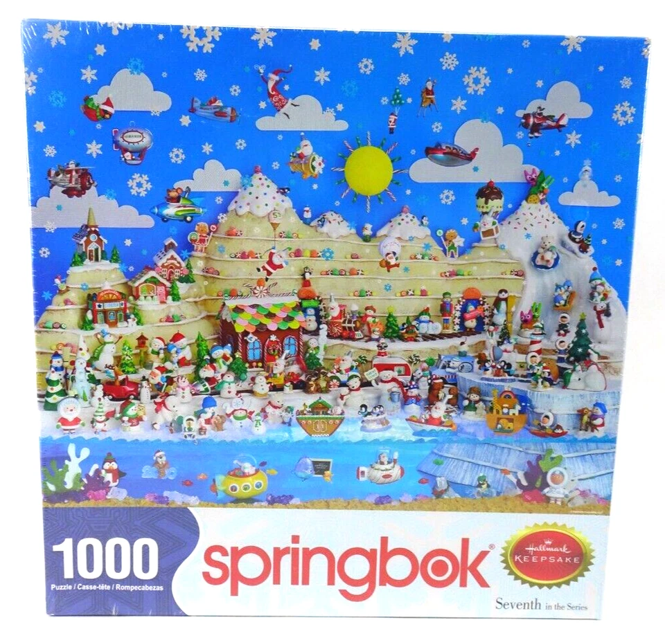 Springbok 1000 PC Puzzle Ornamental Wonderland Hallmark Xmas 2014 7th Season