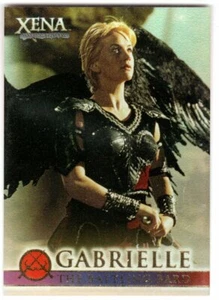 XENA SEASONS 4 AND 5 GABRIELLE THE BATTLING BARD G8 INSERT TRADING CARD - Picture 1 of 2