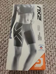 NEW 2XU Compression Short Women's XS X-SMALL BLACK WA1932b fits like XXS - Picture 1 of 12