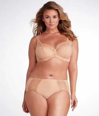 NWT$50 Goddess Michelle Padded Banded UW Bra GD5000 Sand  US Szs C-H 38-46 - Image 1 of 4