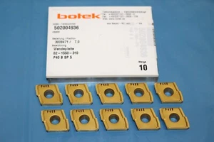 10 piastre di perforazione Botek 502004936 piastre di tornitura piastre di taglio reversibili 02-1550-310 - Foto 1 di 6