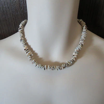 Gargantilla para hombre Puka Shell 18" U-Pick color neón natural cuentas Puca Surfer Foto 1 de 4