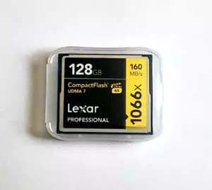 Lexar Professional 1066x 128GB CompactFlash Card, Up to 160MB/s Read - Picture 1 of 2