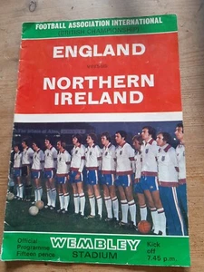 England V Northern Ireland Bristish Championship Wembly 11th May, 1976 - Picture 1 of 1