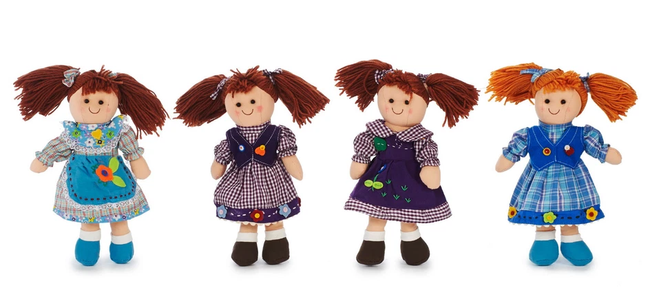 1 Kuschelpuppe 30cm Stoffpuppe Puppe Puppen Schmusepuppe Schlenkerpuppe weich - Bild 1 von 3