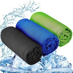 Cooling Towel 120x30cm Microfiber Towel for Cooling Relief Sports Gym-3 Pcs Pack - Picture 1 of 12