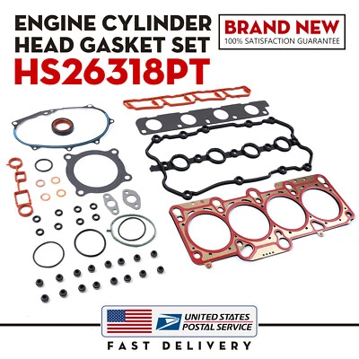 Juego de juntas de culata para Volkswagen Jetta Passat 2006-2008 05-11 Audi A4 Quattro 2,0 L Foto 1 de 4