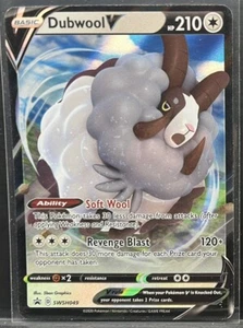 Pokémon TCG Dubwool V SWSH Black Star Promo SWSH049 Holo Promo - Picture 1 of 2