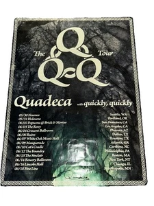 SIGNED Quadeca QQQ Tour Poster IDMTHY 18x24 - Picture 1 of 11