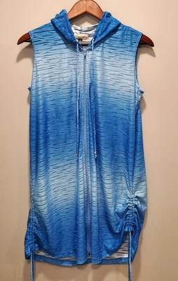 Sudadera con capucha y cremallera completa sin mangas J Valdi Beachwear Foto 1 de 4