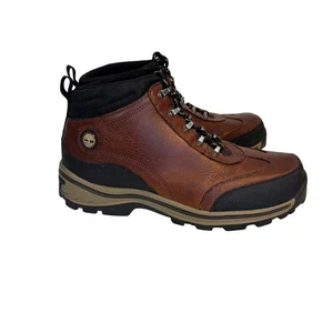 Timberland Boots Boy's Size 5 Brown Leather Waterproof Hiking Trail Boots - Picture 1 of 10