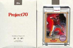 2021 TOPPS PROJECT 70 #595 MIKE TROUT - LOS ANGELES DODGERS - INFINITE ARCHIVES - Picture 1 of 2