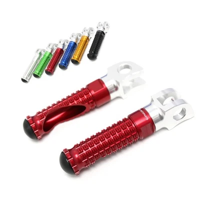 Red Standard Front Foot Pegs M-PRO For Ducati Streetfighter 848 /S 12 13 14 15 - Image 1 of 4