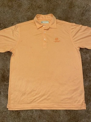 The Broadmoor Golf Club Donald Ross Sportswear Sz L Golf Polo Orange - Image 1 of 4