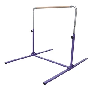 Adjustable Home Jr Kip Bar, Gymnastics Training Bar for Home and Gym, Purple - Picture 1 of 6