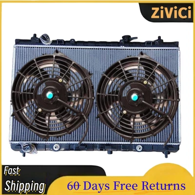 Radiator+Fan Fit KIA Carnival/Grand Carnival VQ 2.7L 3.8L Auto/Manual 2006-2011 - image 1 of 3