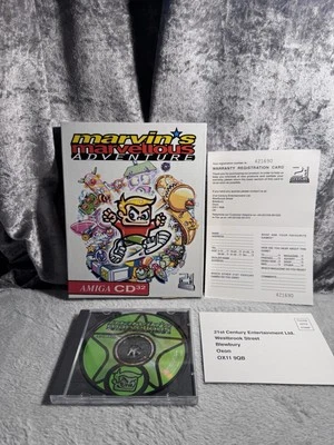 Commodore Amiga CD32 Marvin’s Marvellous Adventure Game Complete Big Box PAL UK - Image 1 of 4