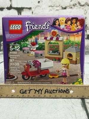 LEGO Friends 41092 Stephanie's Pizzeria con Scooter Descatalogado Retirado NUEVO Foto 1 de 4