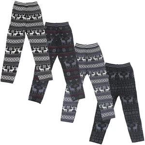 Leggings térmicos de invierno noruegos para niñas pantalones térmicos pantalones de invierno pantalones para niños polar - Imagen 1 de 5