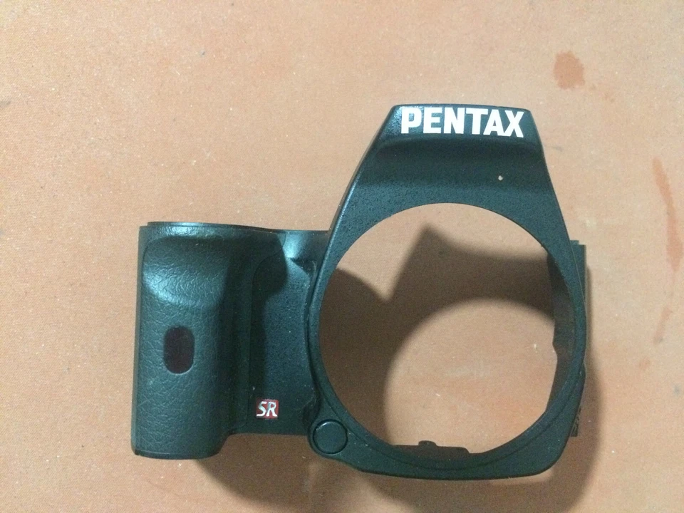 Cubierta Frontal Pentax K-X Con Goma Repuesto Reparación Negro Original Foto 1 de 2