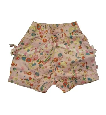 New Oilily Summer Girls Vintage Pictured Cotton Shorts 104 110 116 4 5 6 - Image 1 of 4
