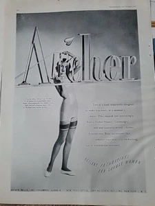 1947 Women's Archer Thigh Hosiery Stockings Girdle Vintage ad - Picture 1 of 1