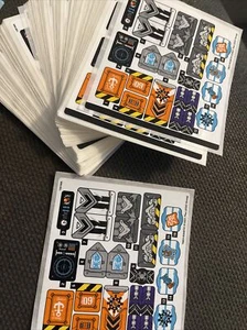 Lego Large Mach 80025 Kid Sandy's Power Loader Large Mech Sticker Sheet Only - Picture 1 of 5