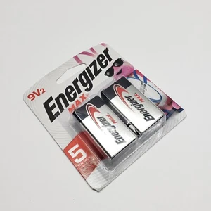 Energizer Max 9V Batteries Alkaline 9 Volt Batteries *Pick* 2 PACK 4 PACK 8 PACK - Picture 1 of 13