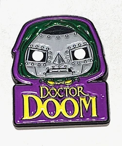Marvel Unlimited Exclusive Doctor Doom Fantastic Four Villain Enamel Pin - Picture 1 of 1